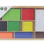 VIGA Cuisenaire-Rechenstäbchen aus Holz, 308 Stück