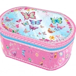 Ovale speeldoos - vlinders Pecoware