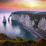 Puzzle Blick auf Étretat 1000 Teile