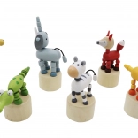 Safari houten knijpdieren