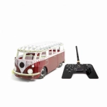 Minivan RC rouge – kit modèle Volkswagen Transporter T1 sans colle
