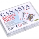 Canasta-Karten in Kunststoffbox