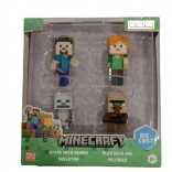 Minecraft metal figures 6 cm, set of 4 pcs
