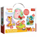 Puzzle Baby Classic – bébés animaux miminková TREFL