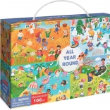 Puzzel DODO – Het hele jaar door, 100 stukjes