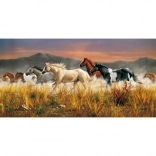 Puzzel Wilde paarden – daverende kudde 13224 stukjes CLEMENTONI