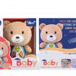 Pluchen teddybeer met licht en melodieën