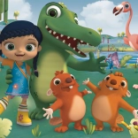 Puzzle Trefl Wissper et ses amis animaux maxi 24 pièces