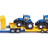 Vrachtwagen met New Holland-tractoren
