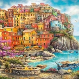 Puzzle Cherry Pazzi – Ein schöner Tag in den Cinque Terre, 2000 Teile