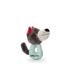 Lilliputiens wolf Ludvïk kleine rammelaar voor kinderen