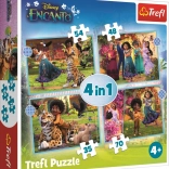 Puzzle Encanto 4-en-1 pour enfants (35–70 pièces) par Trefl