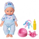 Bébé avec fonction pipi et accessoires 28 cm