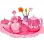 Houten bloementhee set voor kinderen