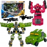 Woopie transforming robot set 4in1 battle vehicles