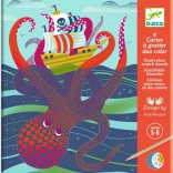 Djeco images à gratter : En mer