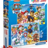 CLEMENTONI Puzzle Pat' Patrouille 2 x 60 pièces