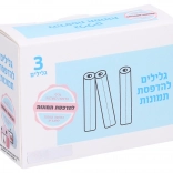 Vervangend fotopapier – set van 3 rollen voor printers en tussenlagen