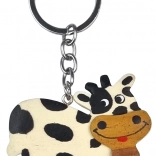 Houten sleutelhanger grote koe 2Kids Toys