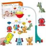 Mobiel voor boven het ledikant met projector en afstandsbediening