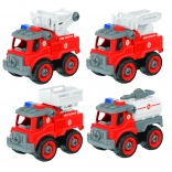 Screwable Fire Trucks 4 pcs