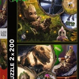 Puzzle 2×200 pièces – I am Groot MARVEL Guardians