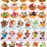 EUROGRAPHICS Puzzle Eissorten 1000 Teile