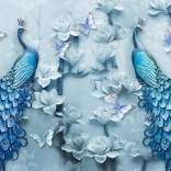 Puzzle Blaue Pfauen 1000 Teile