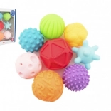 Set of Textured Balls for Children