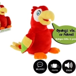 Parrot Jarousek repeating sentences plush toy