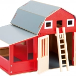 Small Foot grange en bois Alabama