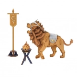 Puzzle 3D en bois Lion guerrier