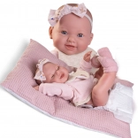 Realistische pop baby met zacht vinyllichaam