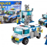 Politie bouwset met 271 onderdelen: politieauto en gebouw
