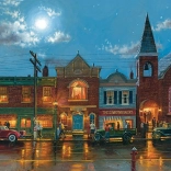 Puzzle COBBLE HILL Abendliche Straße – 1000 Teile