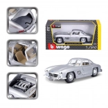 Bburago 1:24 Mercedes Benz 300SL silver 18-22023
