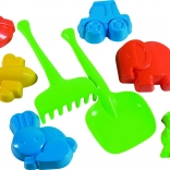 Set zandvormpjes - Voertuigen en Dieren