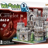 Puzzle 3D château Camelot WREBBIT, 865 pièces