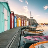 RAVENSBURGER Puzzel Scandinavië: Werf in Smögen, Zweden 500 stukjes