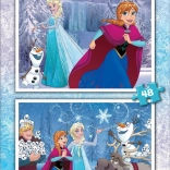 EDUCA Frozen Puzzle 2x48 pieces