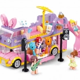 Sluban rock bus résidentiel musical à impériale kit de construction