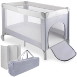 Luno travel cot grey