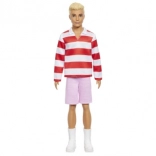Barbie Ken Model – rood‑witte strepen