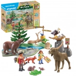 Playmobil Wiltopia – animaux d’Amérique du Nord, set de construction 54 pièces