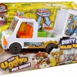 Lave-auto avec figurine Paskudniak – The Ugglys Pet Shop