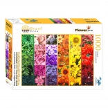 Puzzle BRAIN TREE Blumen-Gitter 1000 Teile