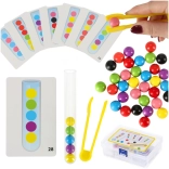 Montessori Educational Game with Colored Beads