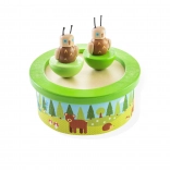 Houten muziekdoos BIGJIGS TOYS woodland