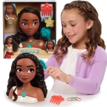 DISNEY PRINCESS MOANA Styling Head – doll head with accessories
