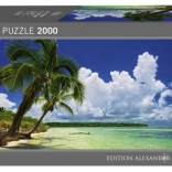 Puzzel 2000 stukjes Heye – paradijselijke palmen